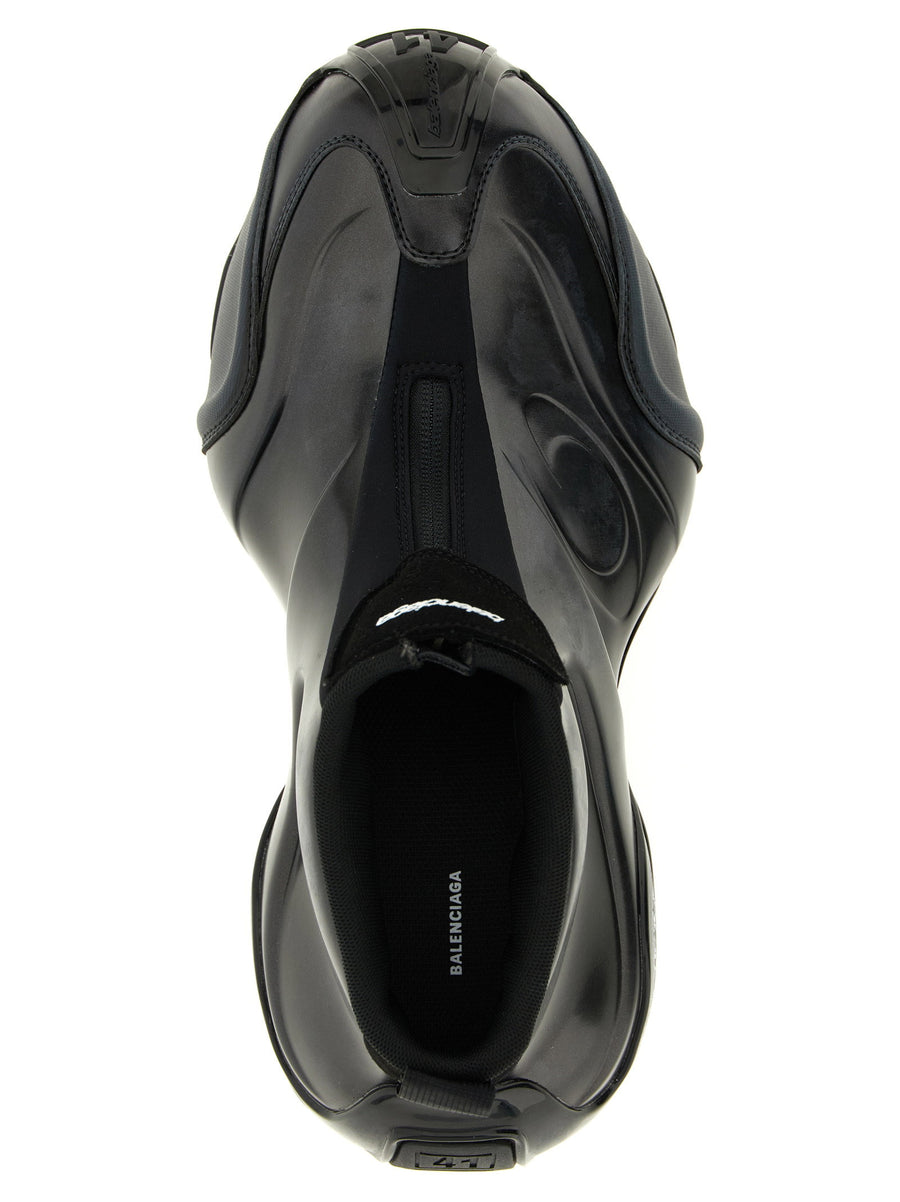 Balenciaga Basketball Sneakers For Men Bold Used-Effect Material With Logo Detail Everyday Style