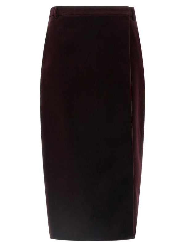 Saint Laurent Velvet Skirt