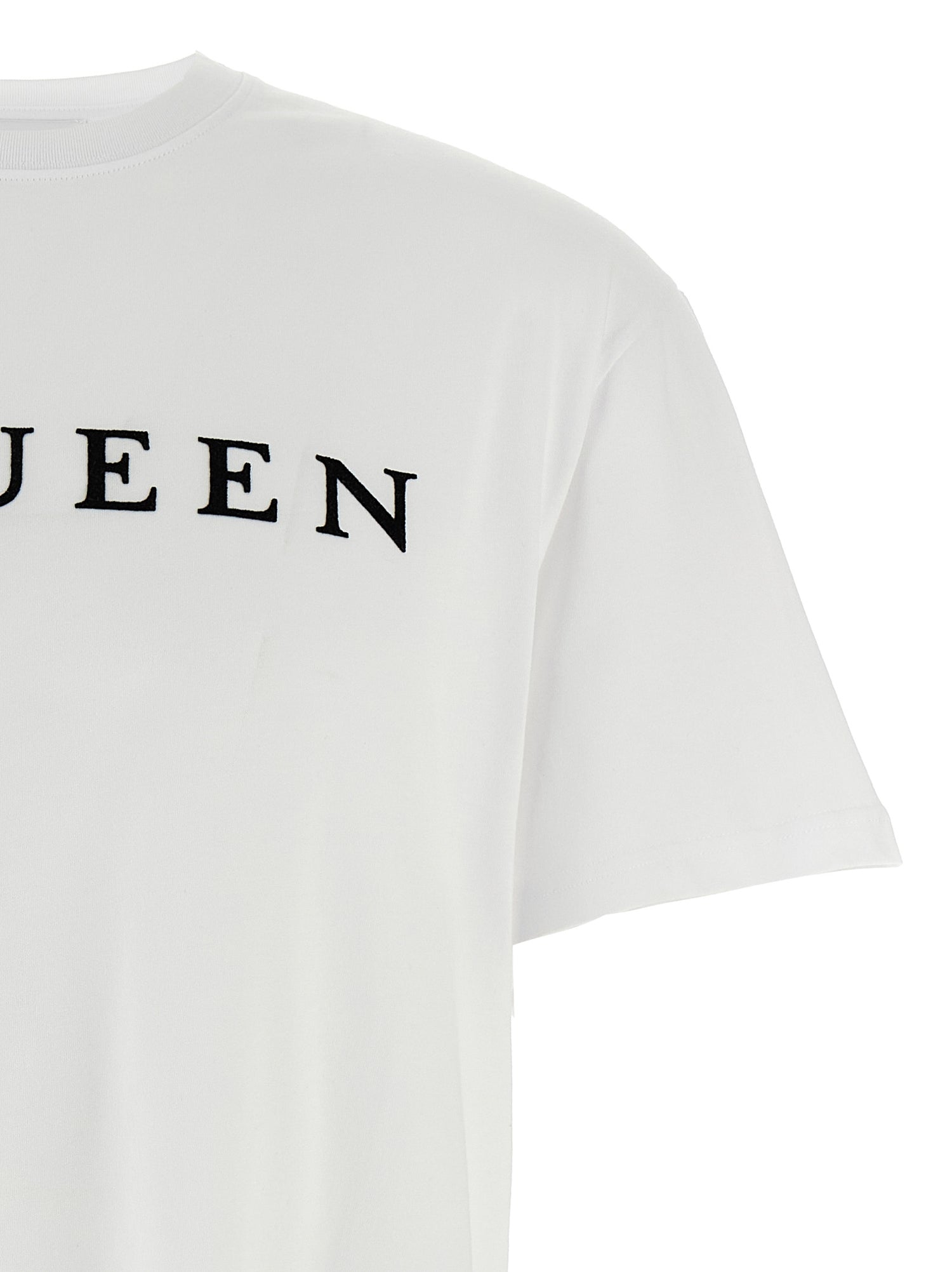 Alexander McQueen Flocked Mcqueen T-shirt