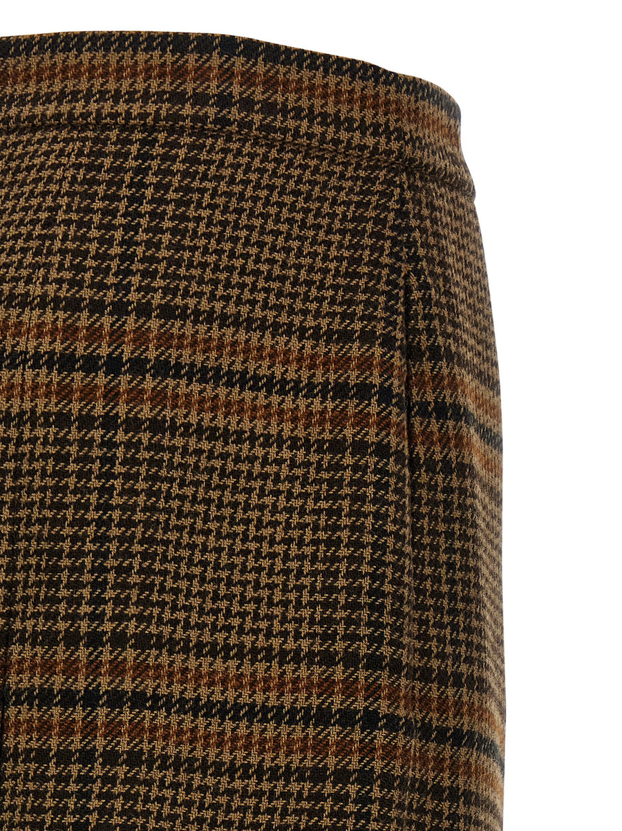 Saint Laurent Prince Of Wales Skirt