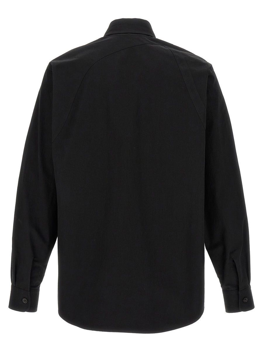 Alexander McQueen Harness Utility Shirt For Men Premium Cotton Blend With Buckle Detailing And Utility Pockets