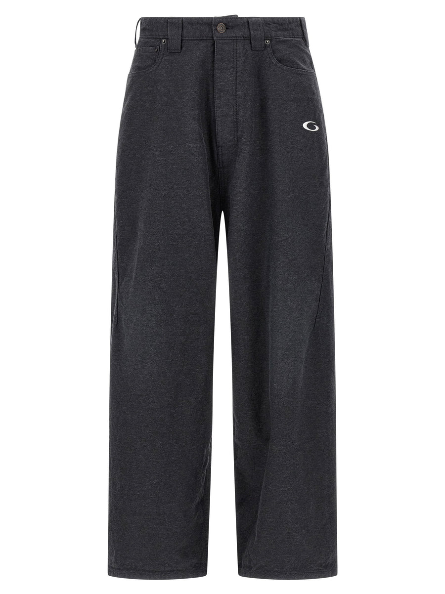 Balenciaga Trompe Loeil Joggers For Men Hidden Visual Illusion Denim Comfort Fit