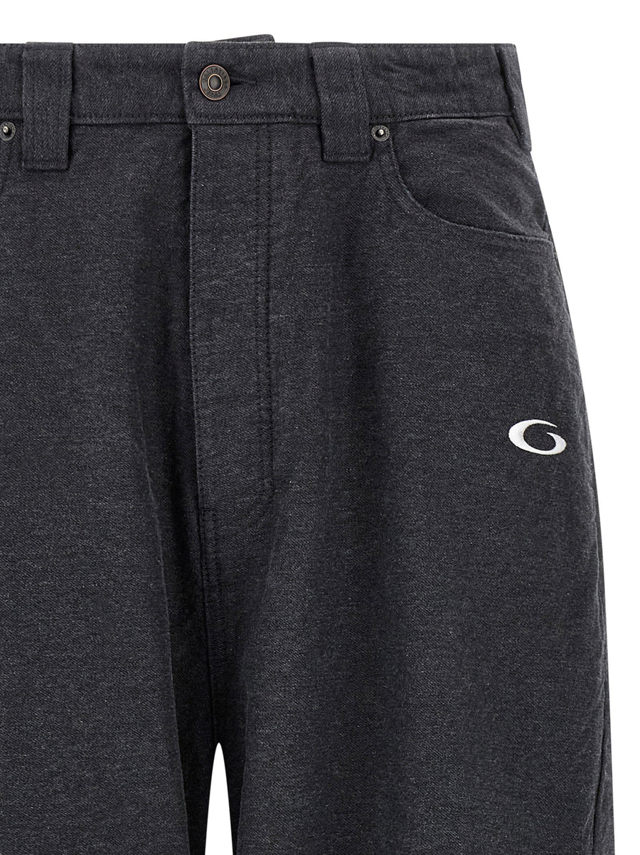 Balenciaga Trompe Loeil Joggers For Men Hidden Visual Illusion Denim Comfort Fit
