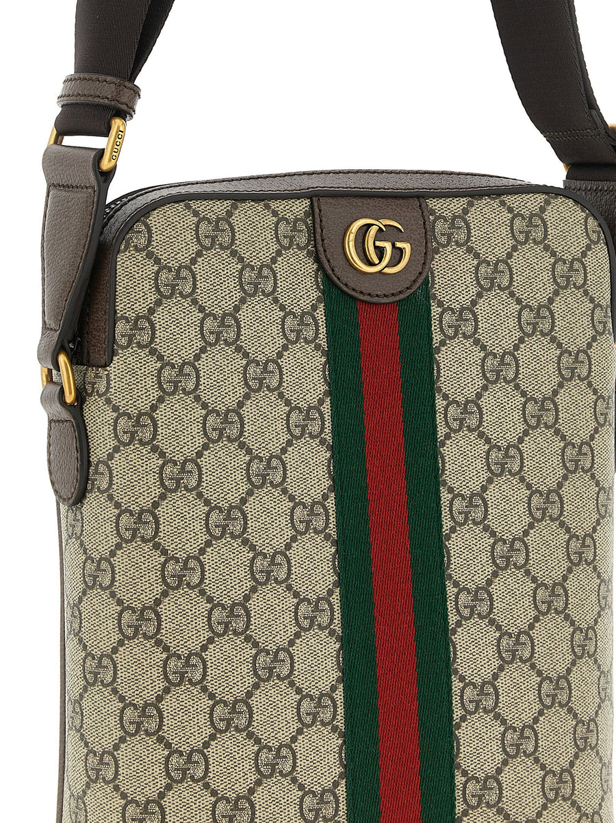 Gucci Ophidia Small Crossbody Bag Beige Coated GG Monogram