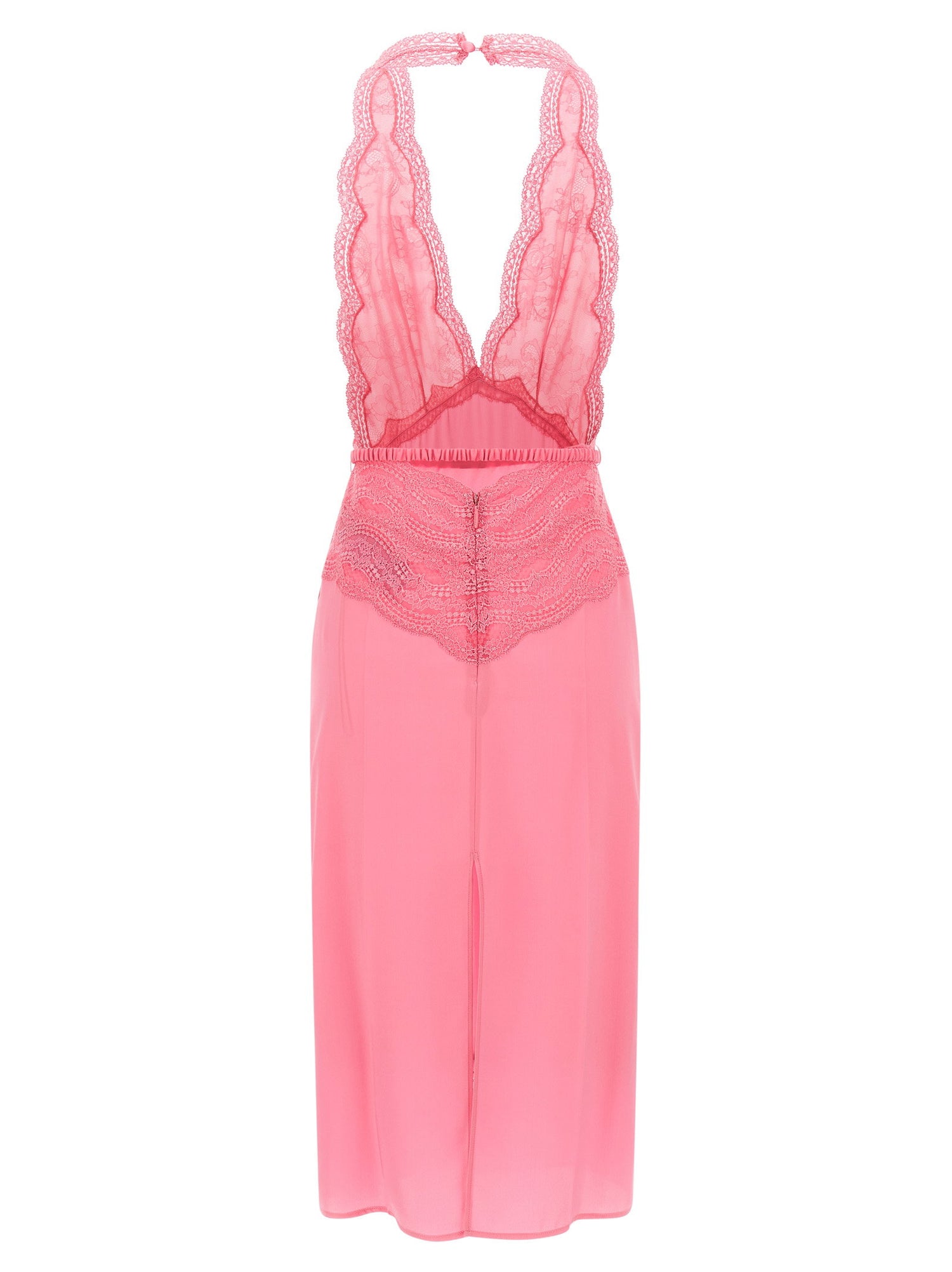 Gucci Satin And Lace Dress