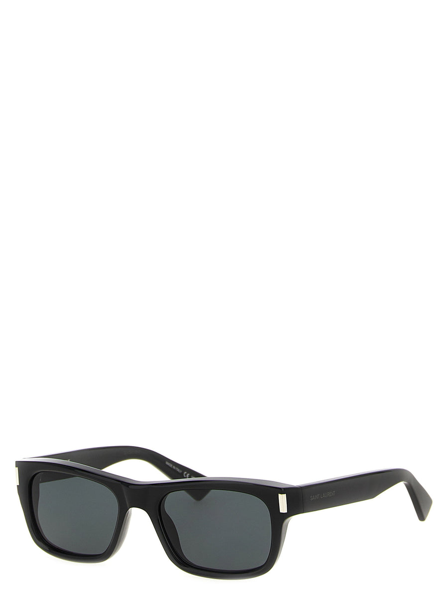 Saint Laurent SL 83 Sunglasses For Men - Black Acetate Frame With Nylon Lenses Timeless Luxury