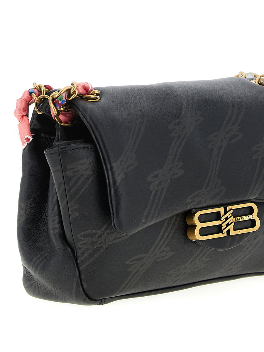Balenciaga Darling Mini Shoulder Bag Magnetic Flap Calf Leather For Women Iconic Luxe Everyday