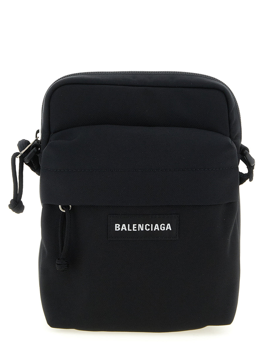 Balenciaga Explorer Crossbody Bag For Men Compact Black Nylon Discreet Luxury Everyday Carry