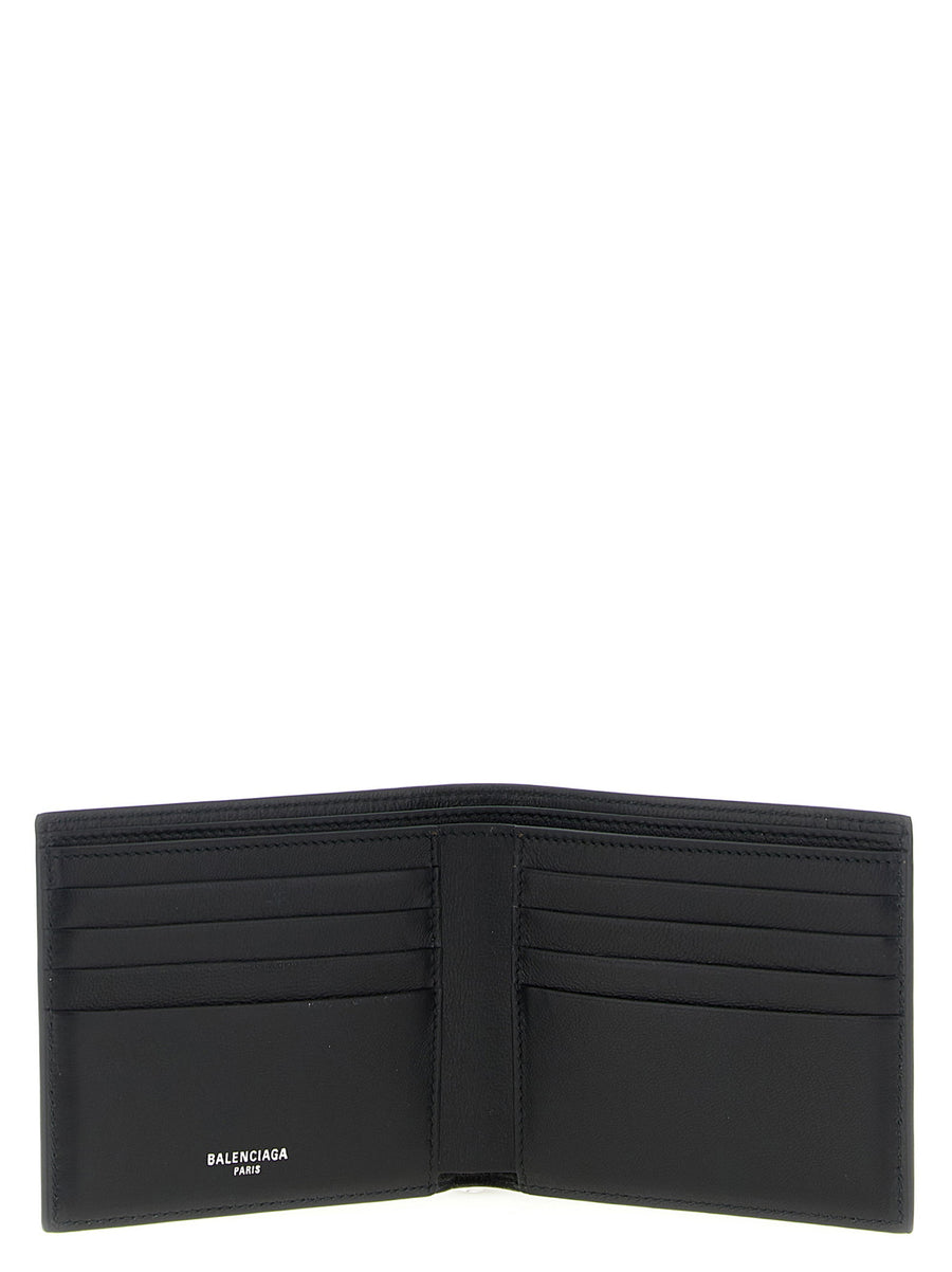 Balenciaga Passport Wallet For Men Black Calfskin Book Opening Layout Quick Passport Access Premium Travel Essential