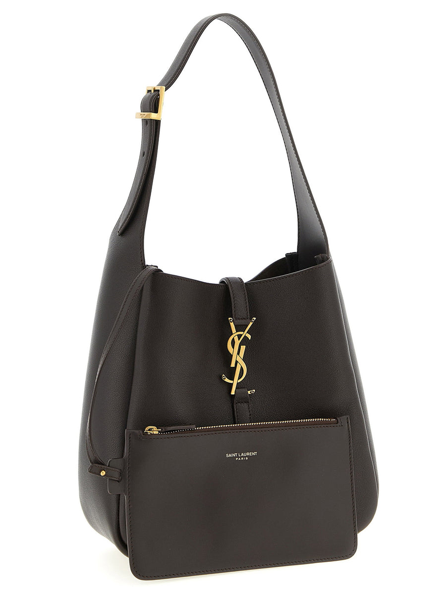 Saint Laurent Le 5 à 7 Micro Shoulder Bag With Detachable Clutch For Women Parisian Luxury