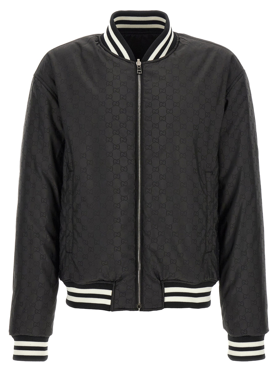 Gucci Gg Reversible Bomber Jacket