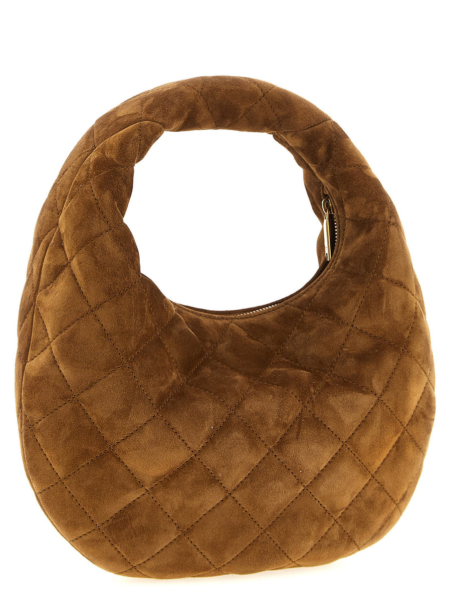 Saint Laurent Icarino Baby Handbag Quilted Calfskin Leather Fixed Handle For Women City Chic Luxury