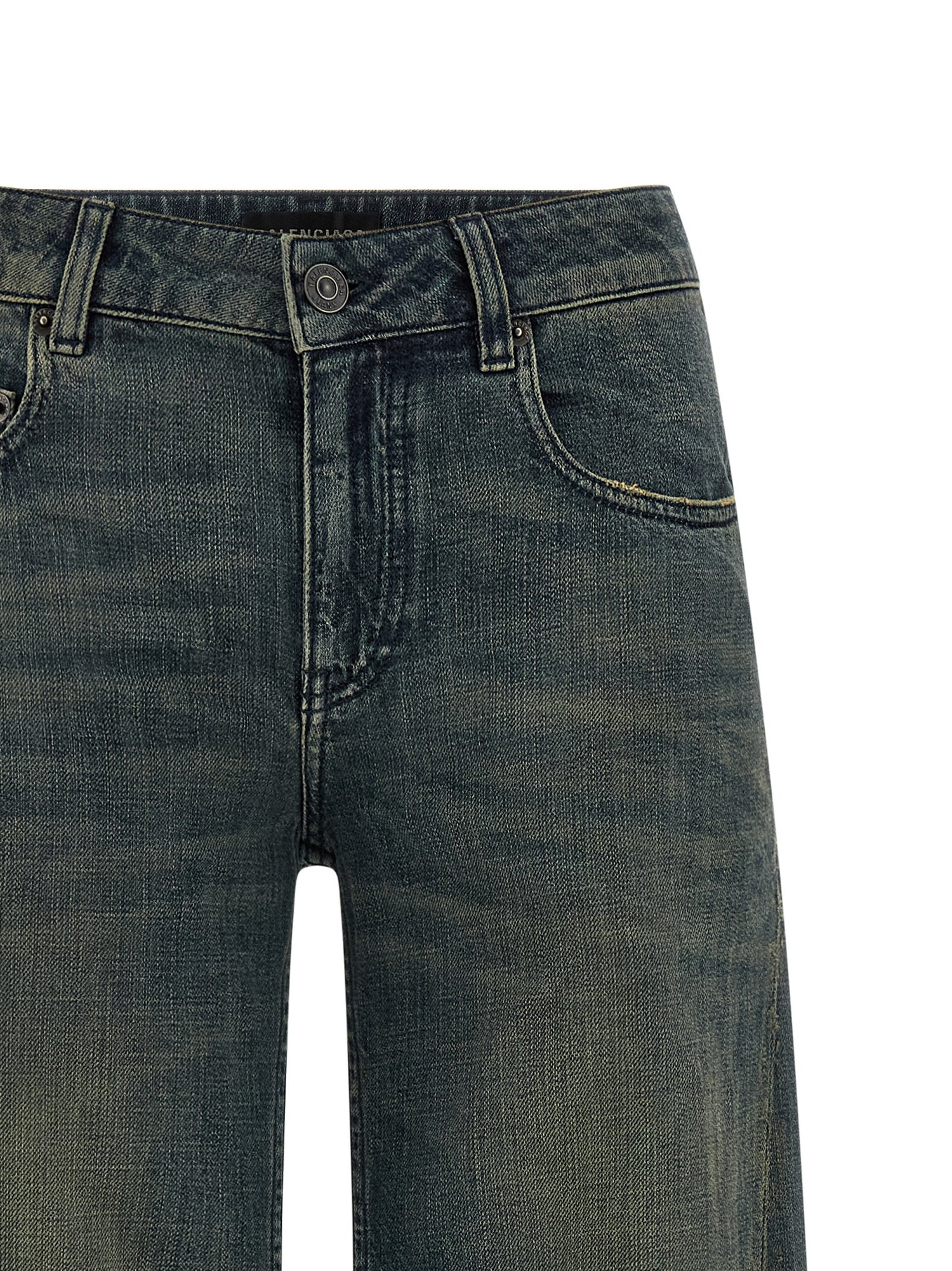 Balenciaga A Gamba Ampia Jeans