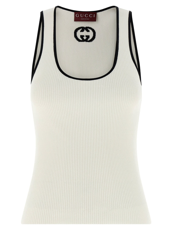 Gucci Incrocio Gg Tank Top