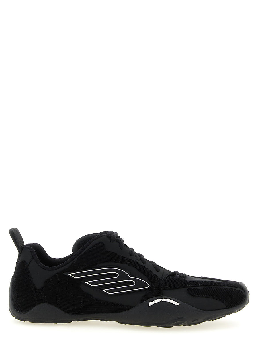 Balenciaga Monday Ultra Sneakers Black 100 Percent Polyester For Men EU