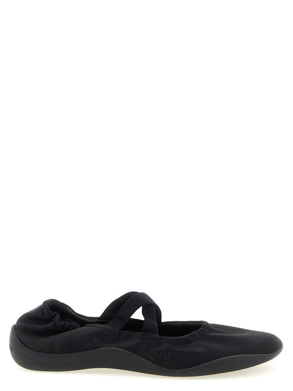 Balenciaga Shibuya Ballet Flats Luxury Comfort For Women City Ready With Elastic Instep Bands Embroidery