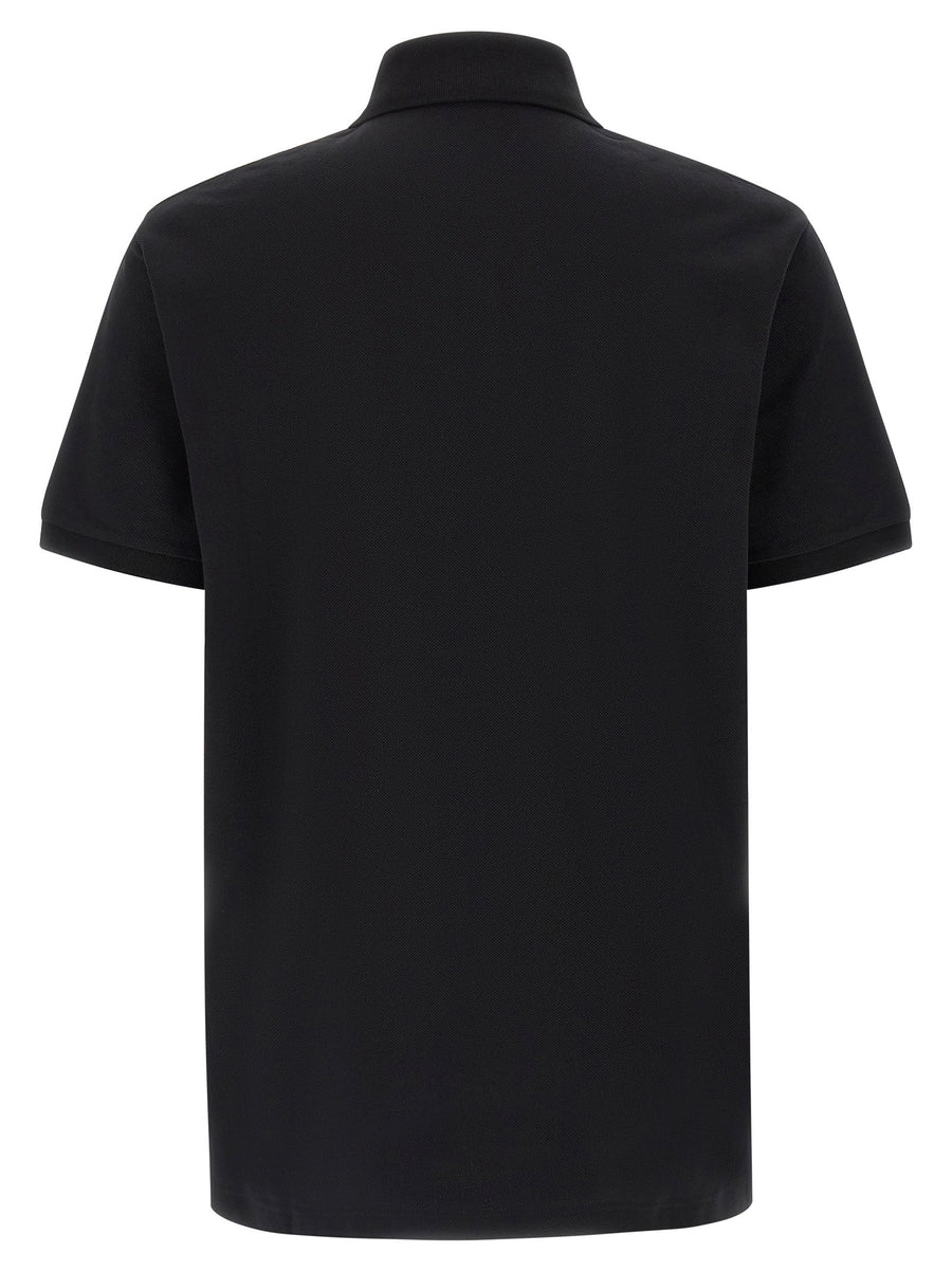 Gucci Morsetto Embroidery Polo Shirt Black 100 Percent Cotton