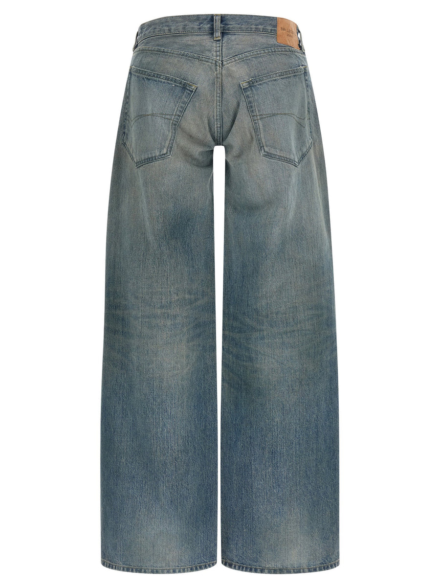 Balenciaga Baggy Jeans Front Embroidery