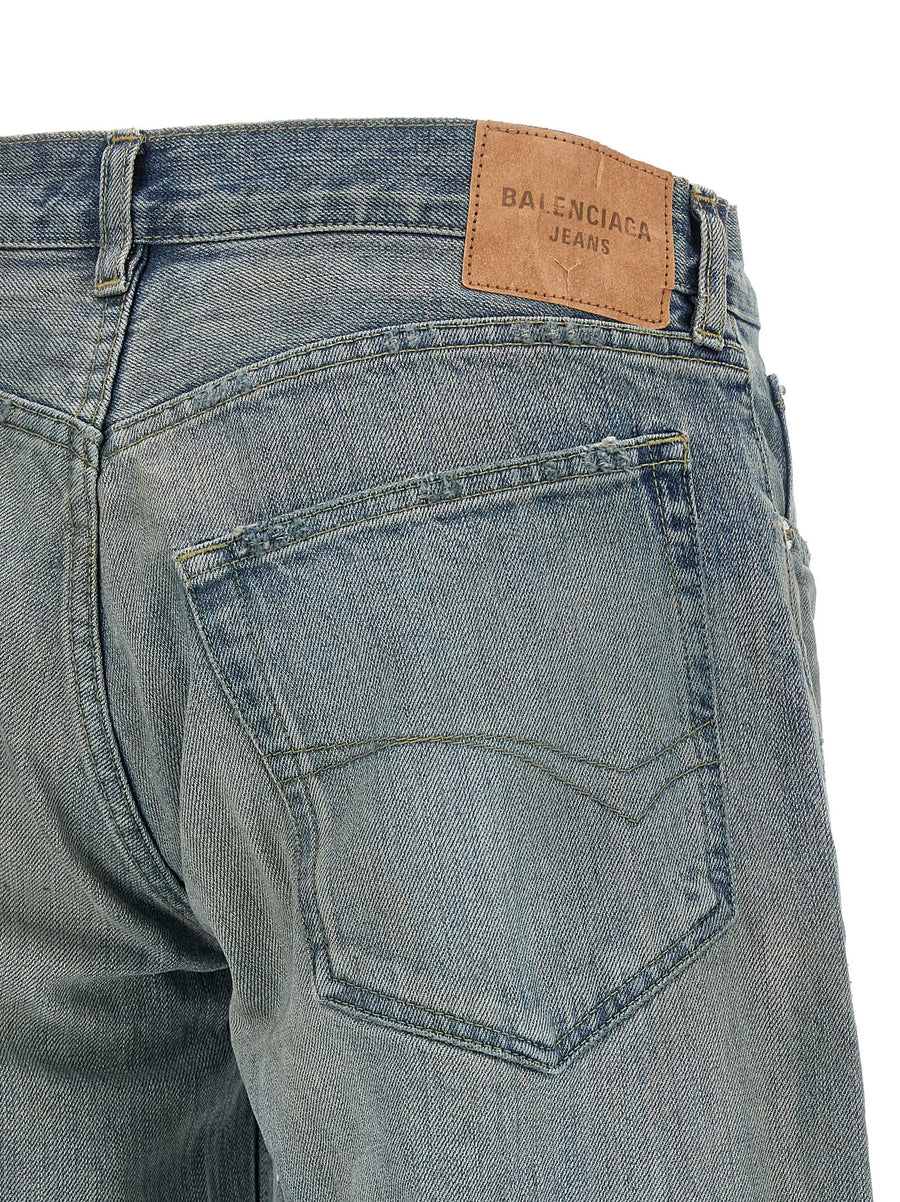 Balenciaga Baggy Jeans Front Embroidery