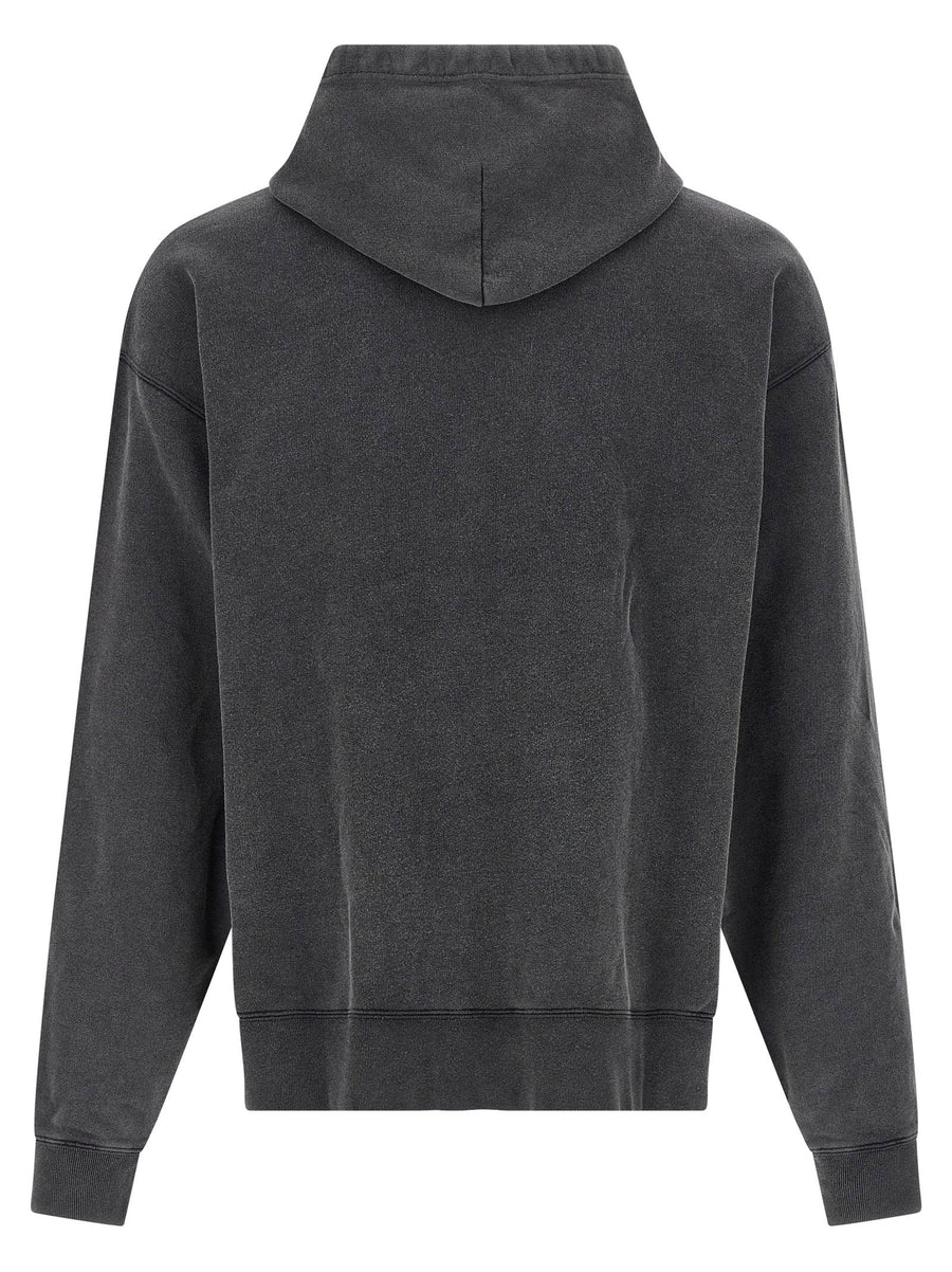 Balenciaga Washed Crayon Loop Hoodie For Men Premium Luxury Cotton Topwear Dry Washed Fleece Front Print