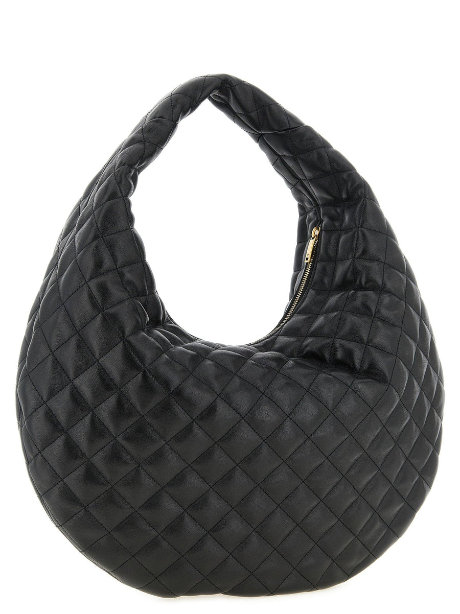 Saint Laurent Icare Hobo Shoulder Bag For Women Luxurious Lamb Leather Quilted Stitching Maxi Cassandre Antique Logo