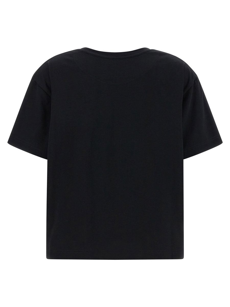 Alexander McQueen Lace Skull Print T Shirt Luxury White Cotton Jersey Front Logo Tee For Women