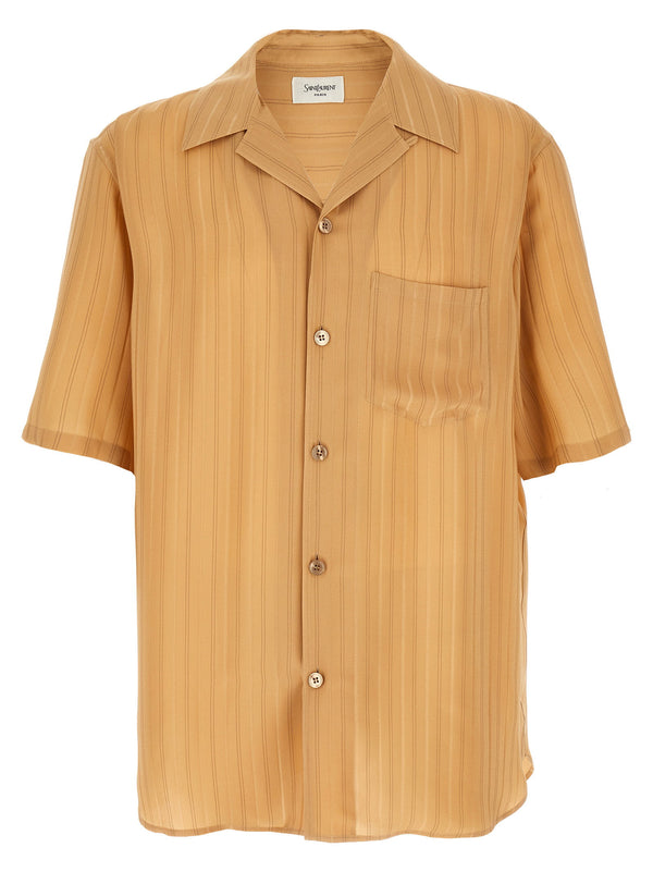 Saint Laurent Striped Silk Shirt