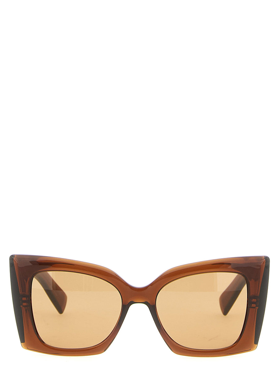 Saint Laurent SL M119 Blaze Crystal Luxurious Sunglasses For Women With Oversized Cat Eye Frame