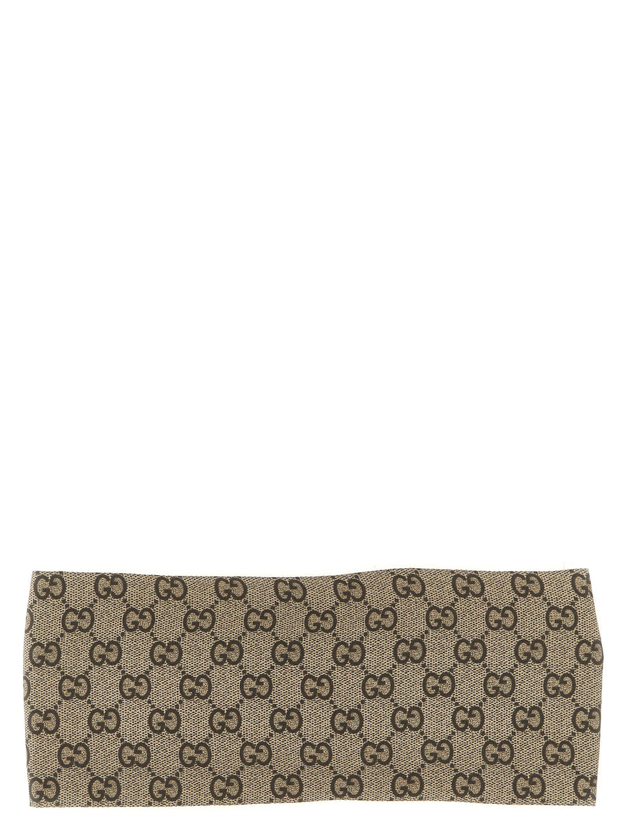 Gucci GG Headband Silk Twill Beige La Famiglia Collection 100 Percent Silk
