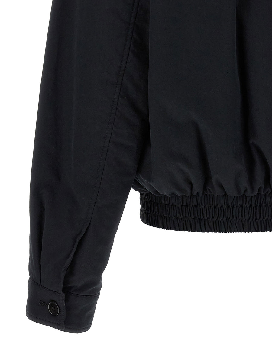 Saint Laurent Cassandre Jacket For Men Cotton Silk With Concealed Button Closure All Season Smart Casual