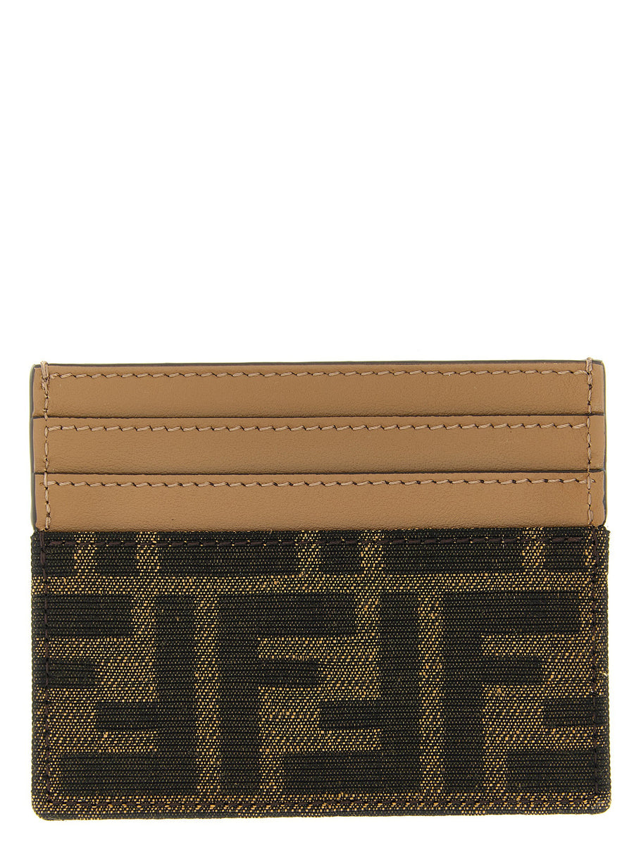 Fendi Baguette Card Holder For Women Compact Luxury Card Case With Leather Trim Premium