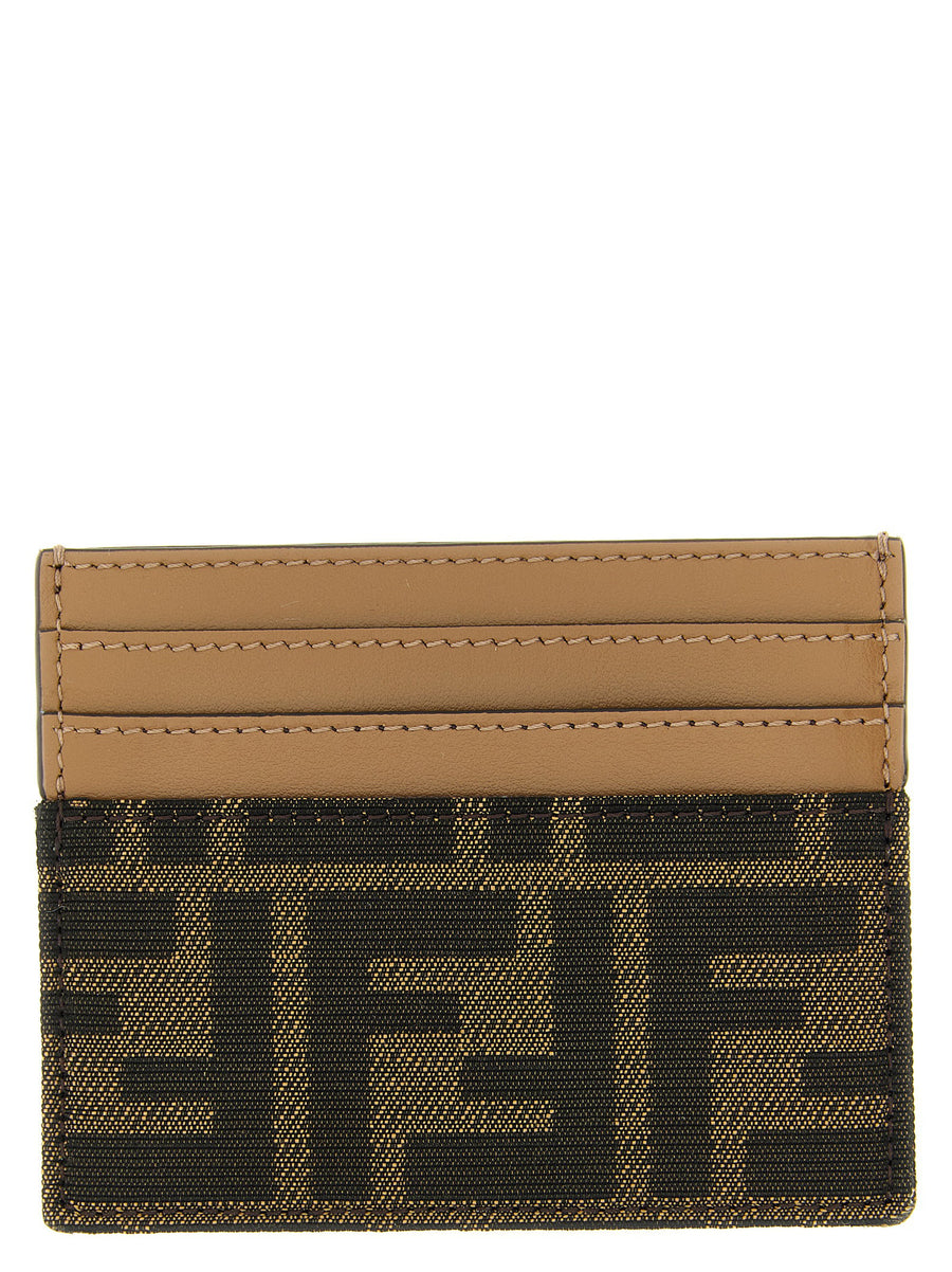 Fendi Baguette Card Holder For Women Compact Luxury Card Case With Leather Trim Premium