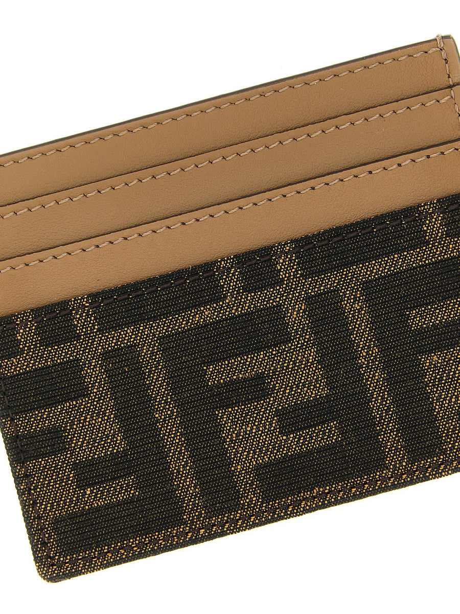 Fendi Baguette Card Holder For Women Compact Luxury Card Case With Leather Trim Premium