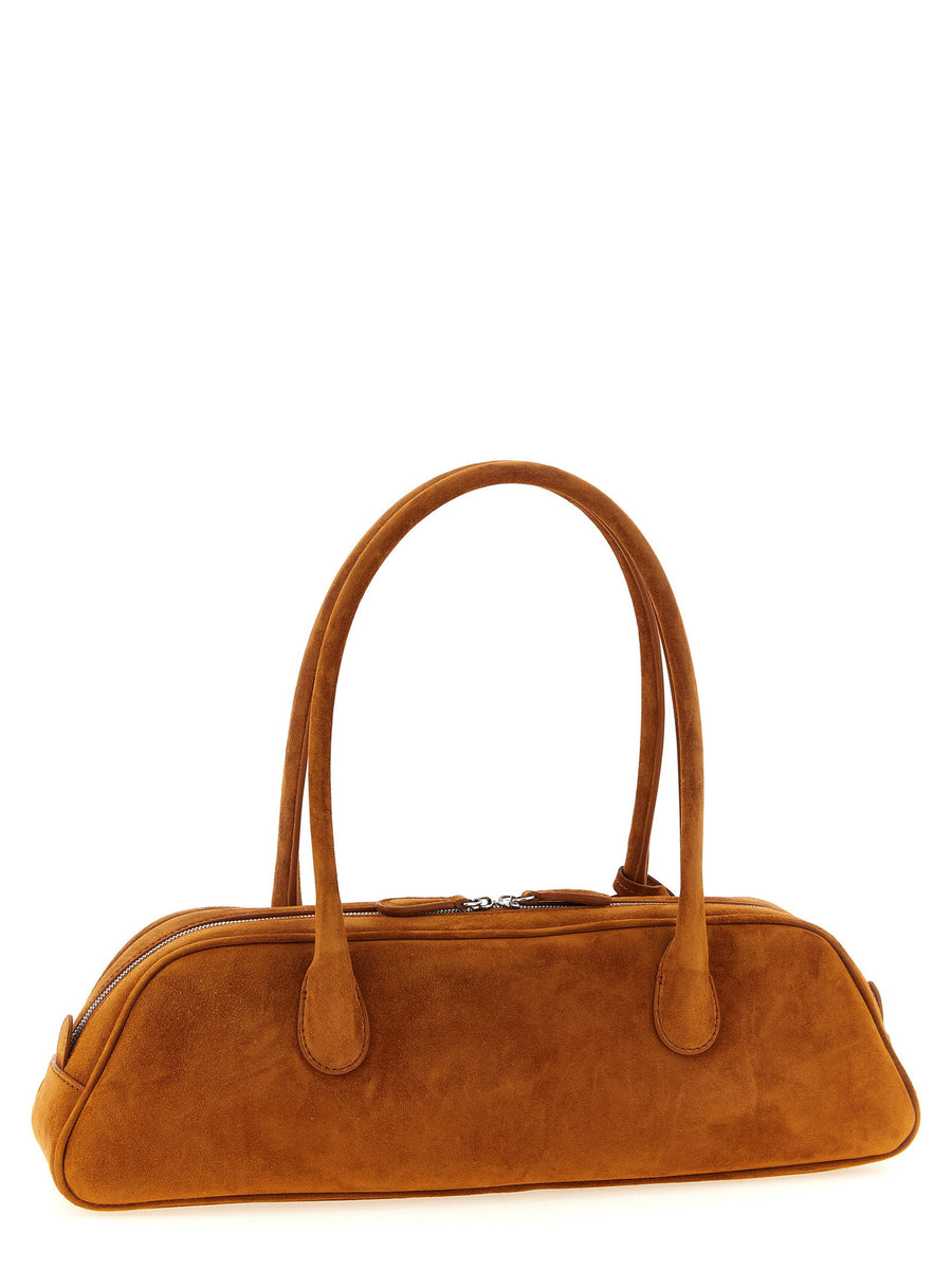 Magda Butrym Brigitte Shoulder Bag Luxurious Calfskin Removable Rose Detail Day To Night Versatility For Women