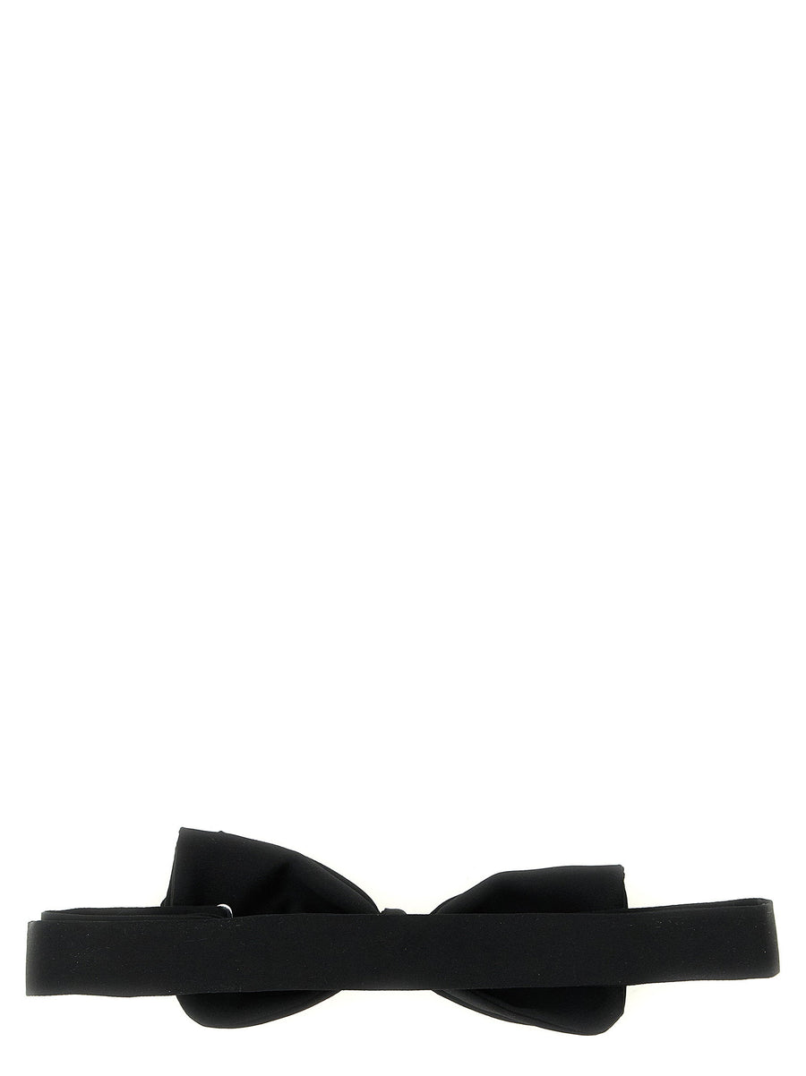Pal Zileri Papillon Satin Bow Tie - Ceremony Line for Men, Luxury Black, One Size