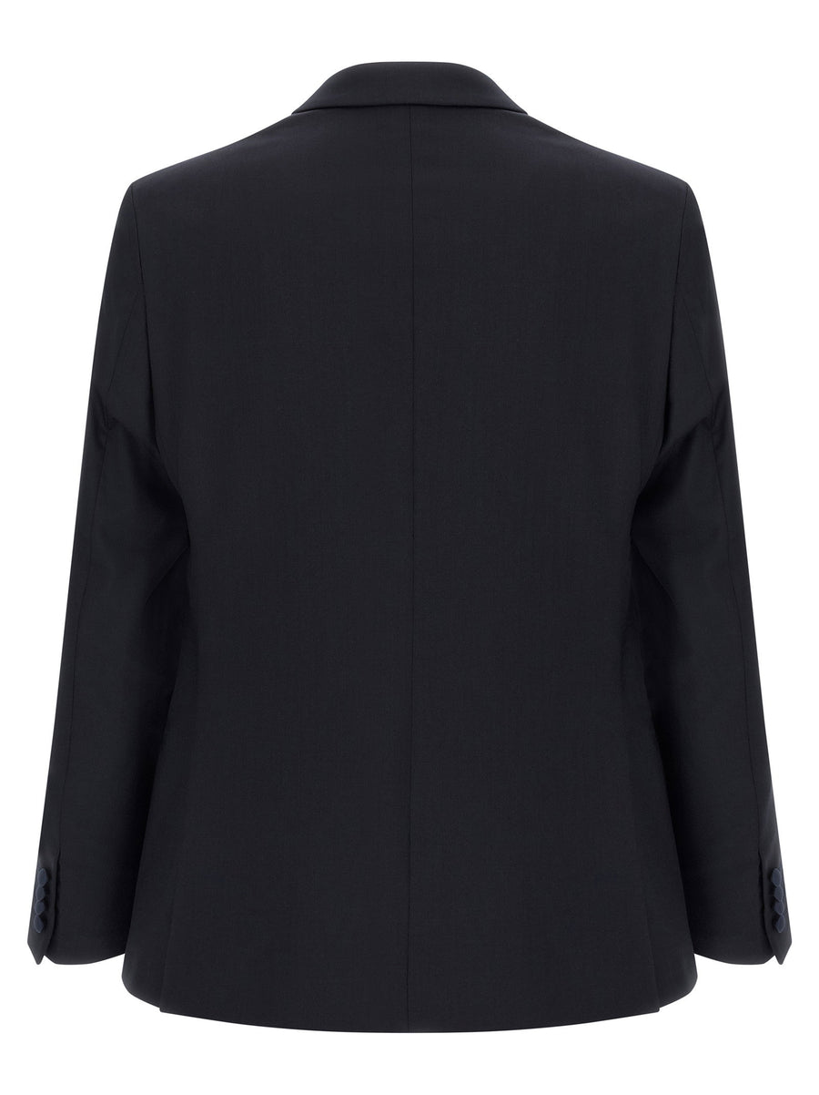 Pal Zileri Wool And Satin Dress