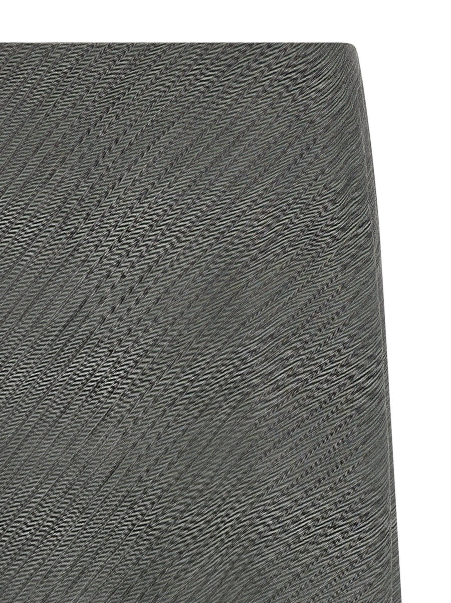 Alberta Ferretti Bell Chevron Skirt