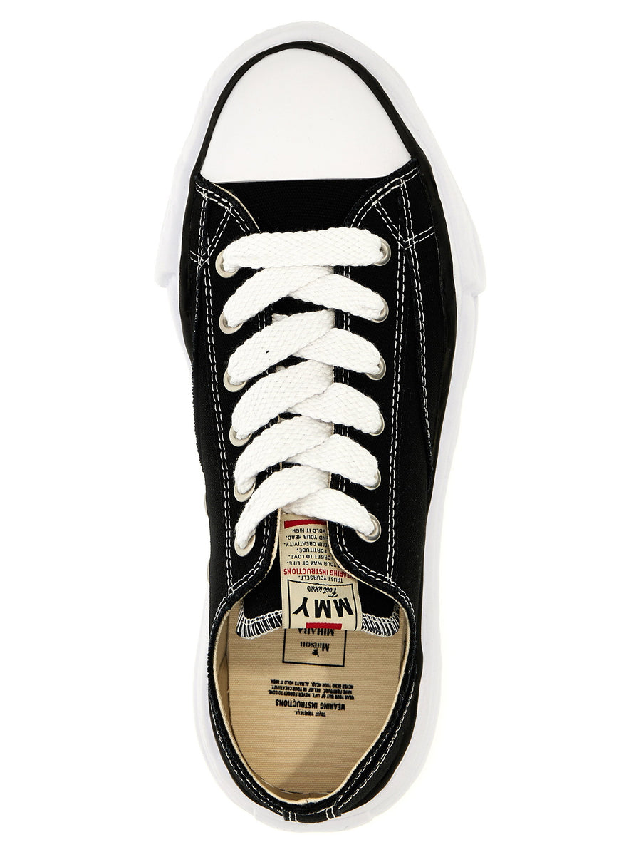 Maison Mihara Yasuhiro Peterson Sneakers Women Canvas Low Top White Black Versatile Everyday Comfort
