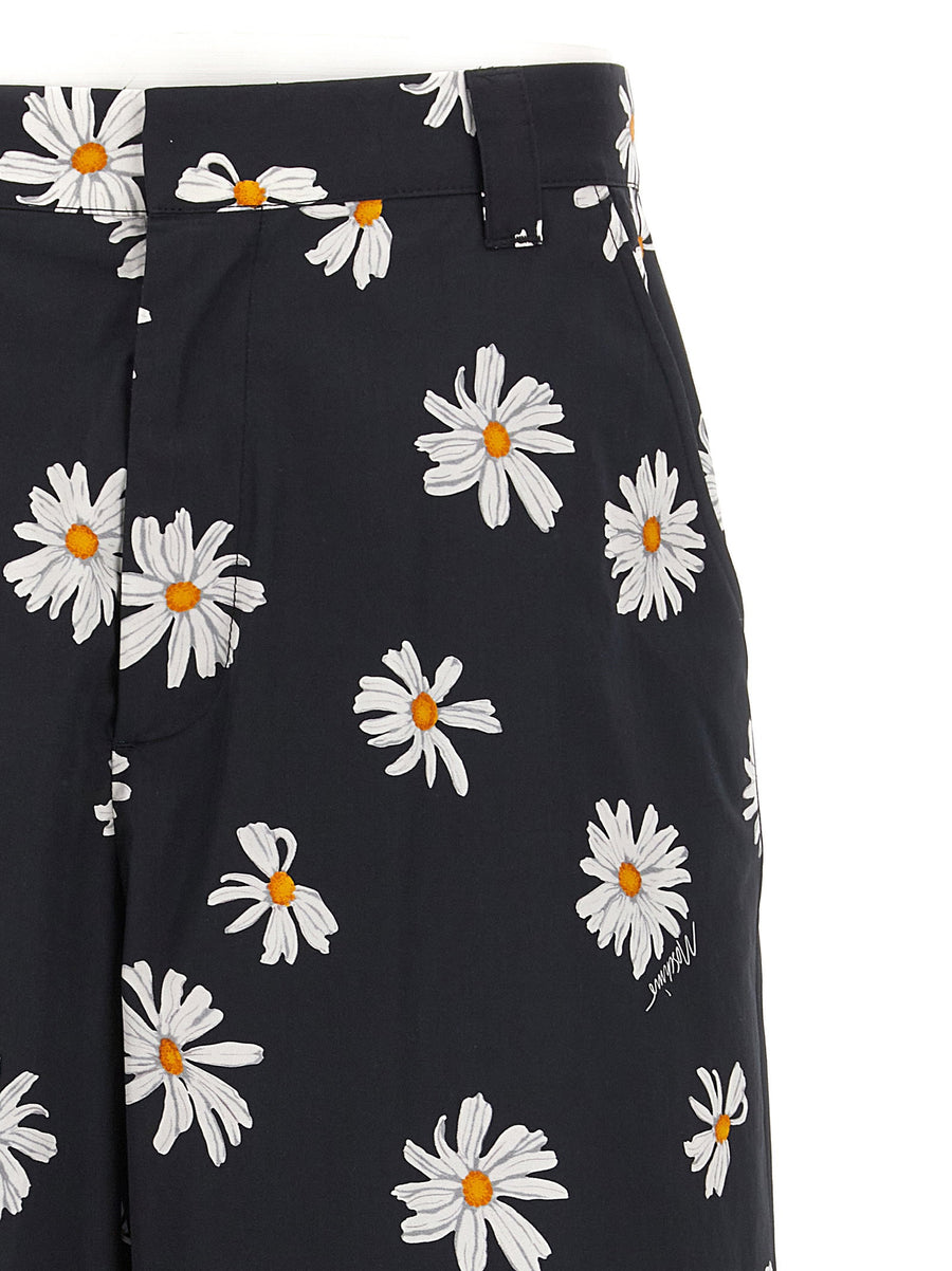 Moschino Margherite Print Bermuda Shorts
