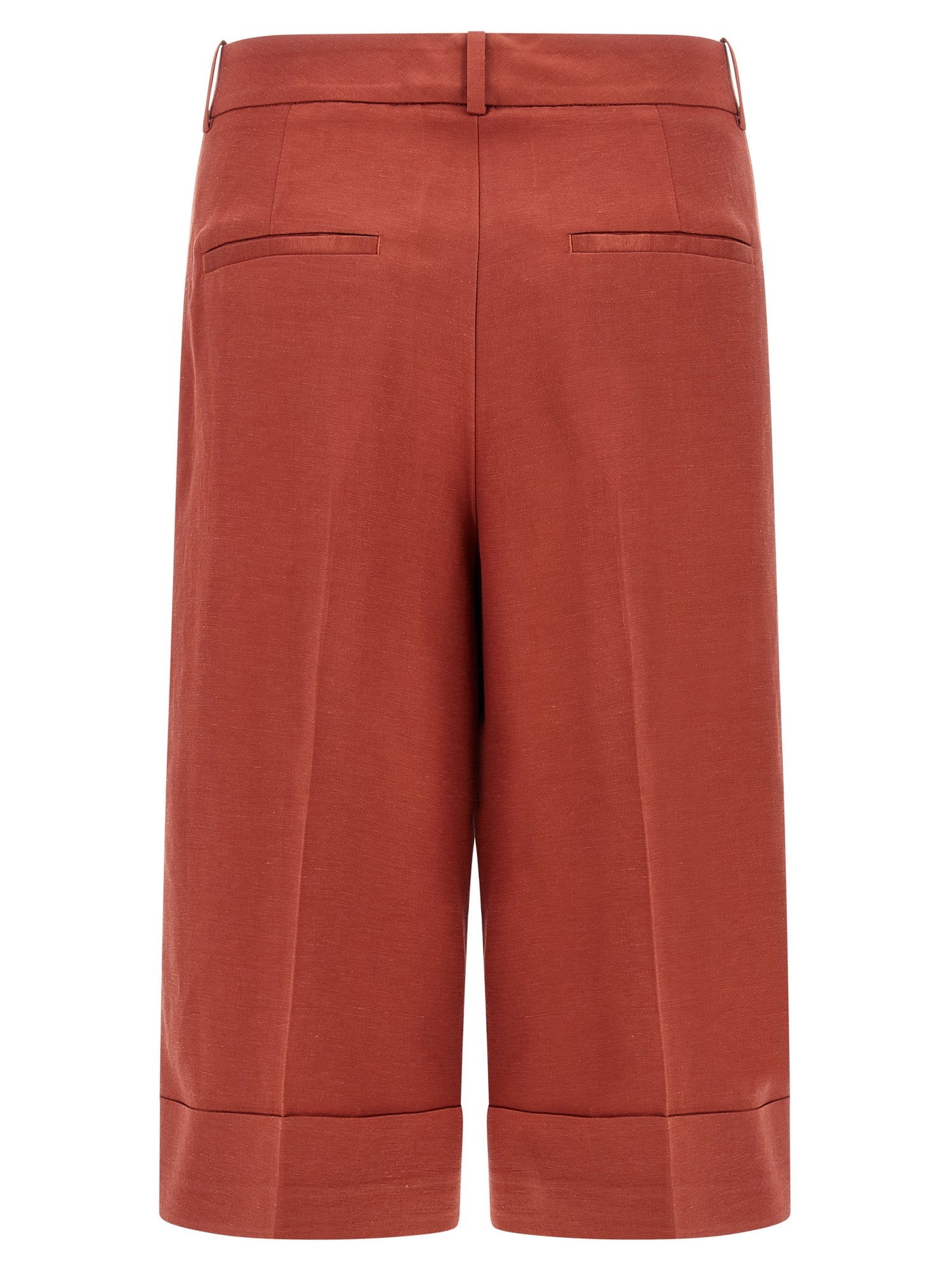 Peserico Linen Viscose Bermuda Shorts
