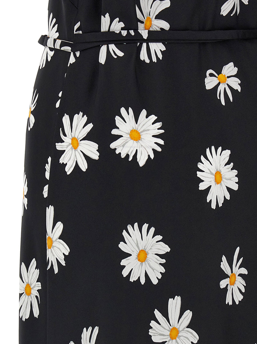 Moschino Lingerie Dress Silk Luxury For Women With Drawstring Waist Lace Details