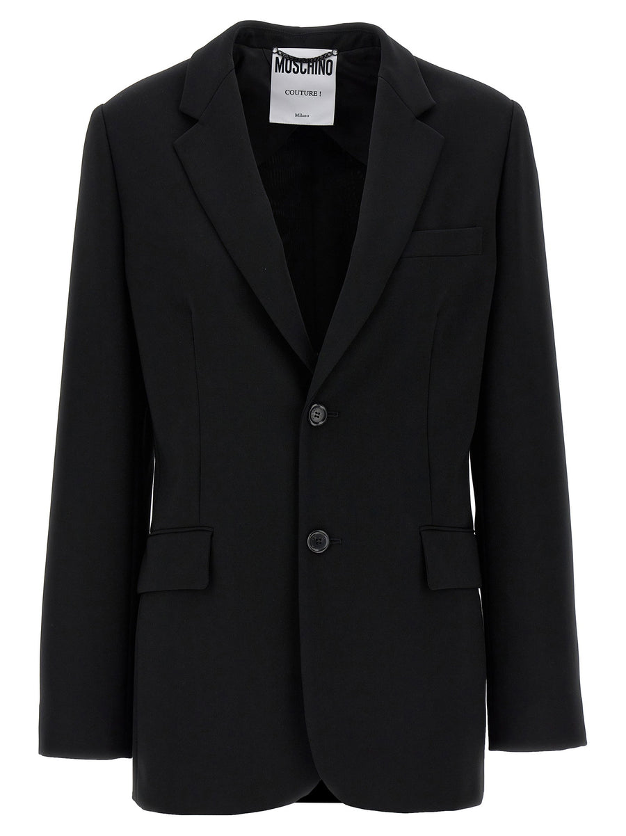 Moschino Single-breasted Martingale Blazer