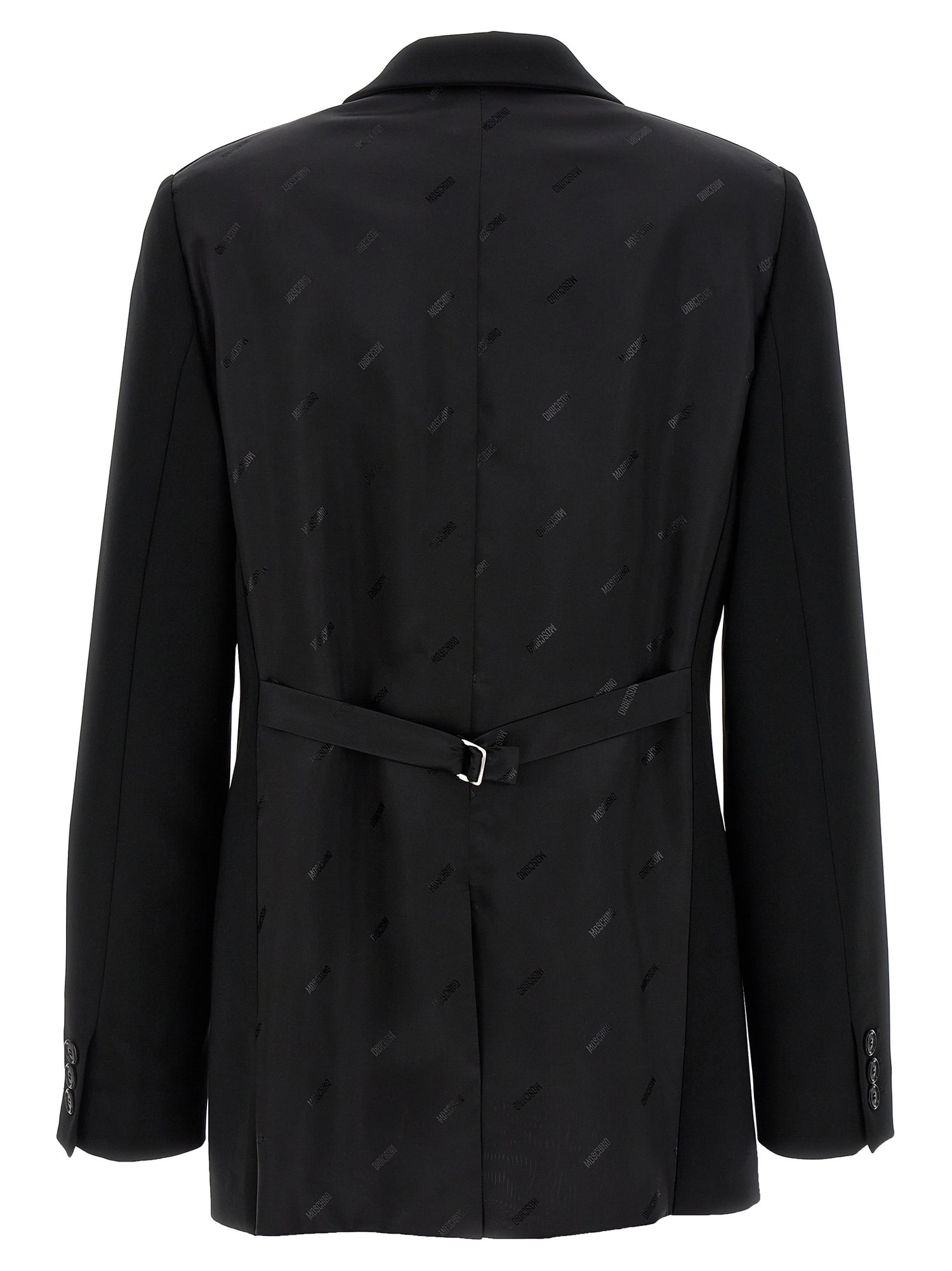 Moschino Single-breasted Martingale Blazer