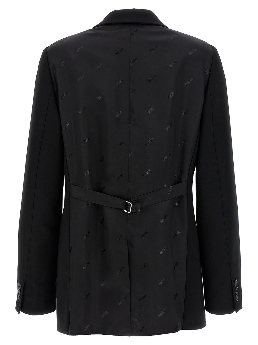 Moschino Single-breasted Martingale Blazer