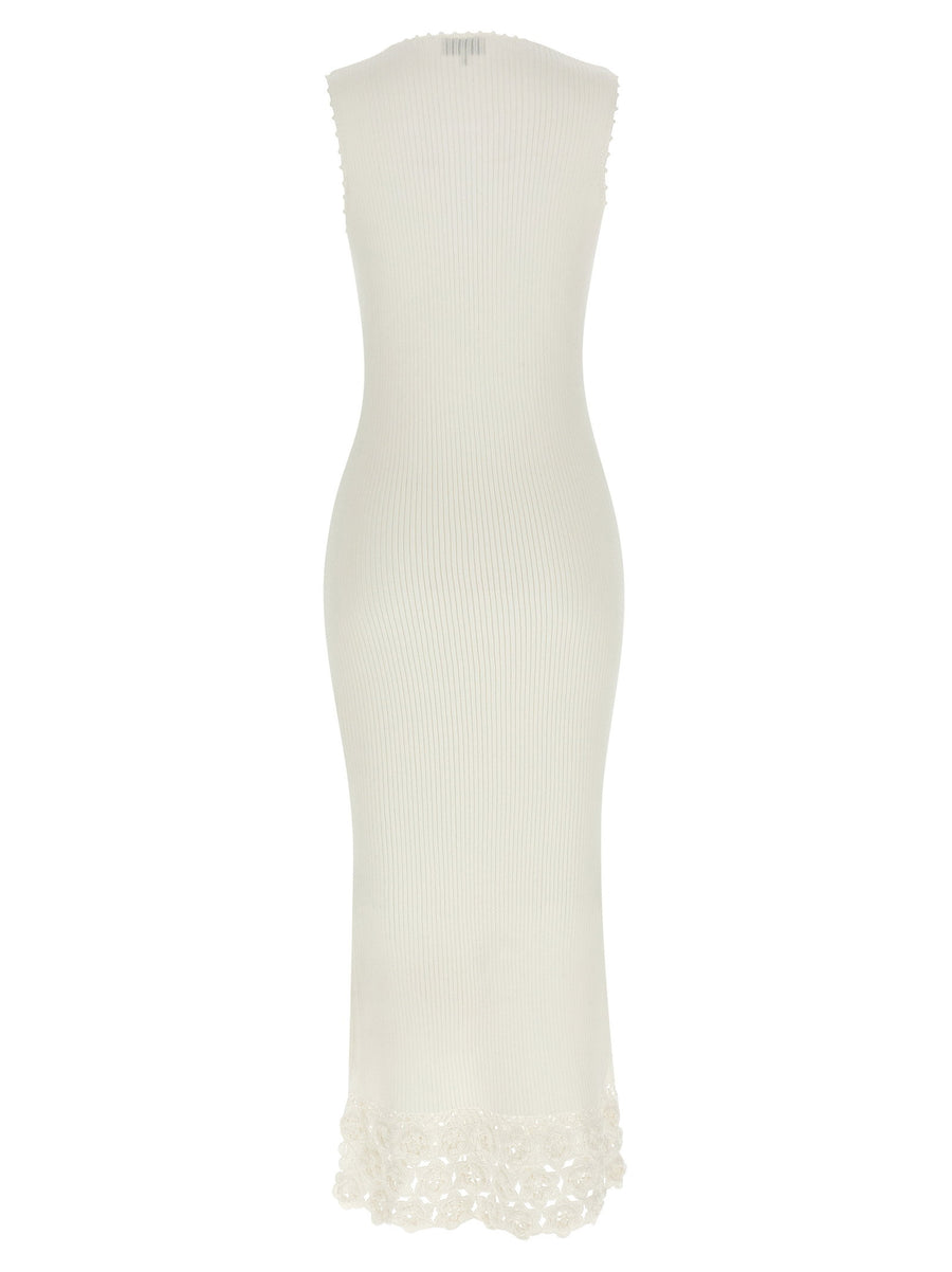 Ganni Cotton Crochet Dress
