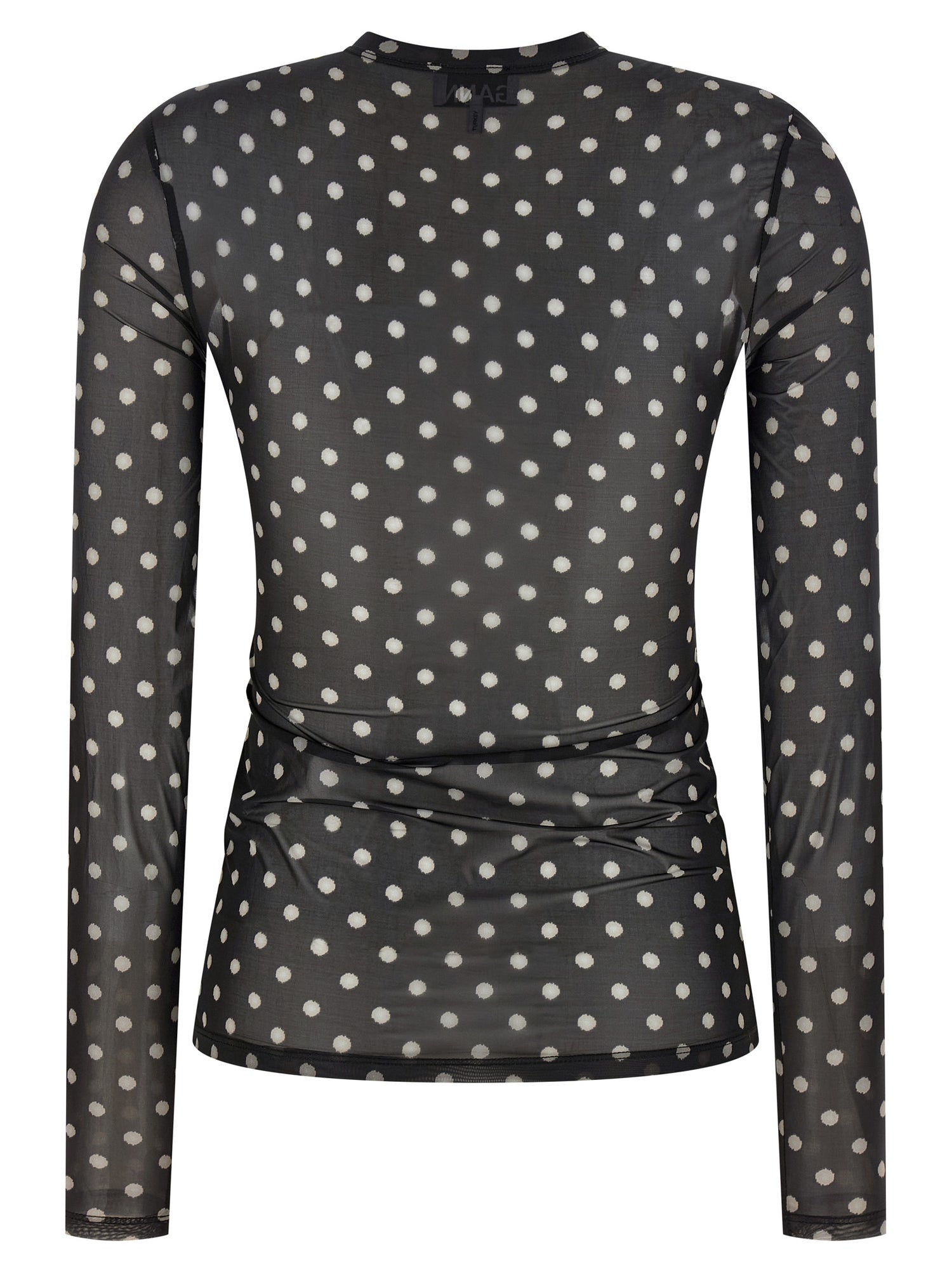 Ganni Printed Sheer Sweater