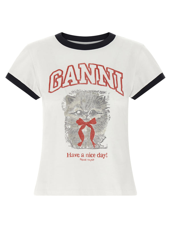 Ganni Printed T-shirt