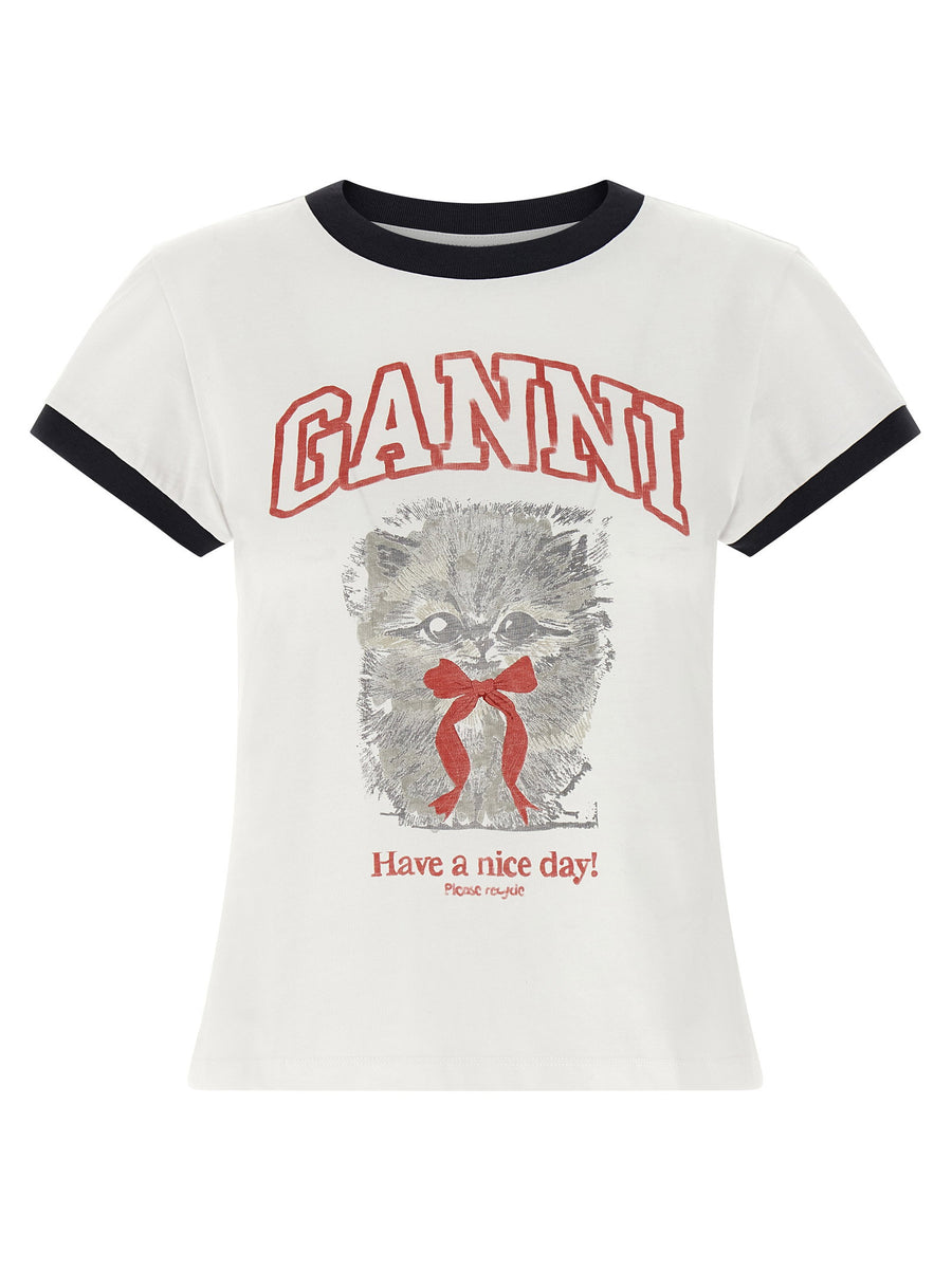Ganni Printed T-shirt