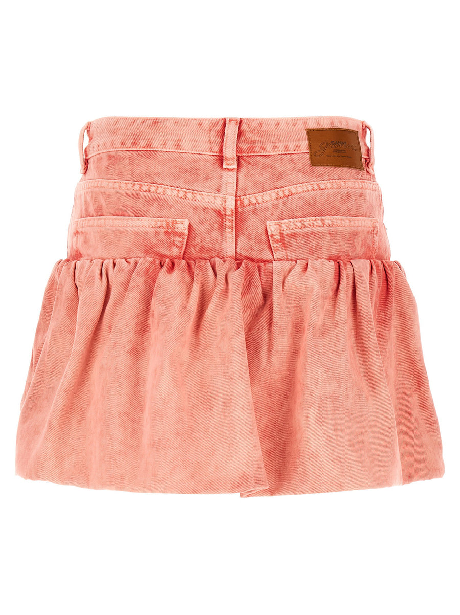 Ganni Denim Jeans Skirt