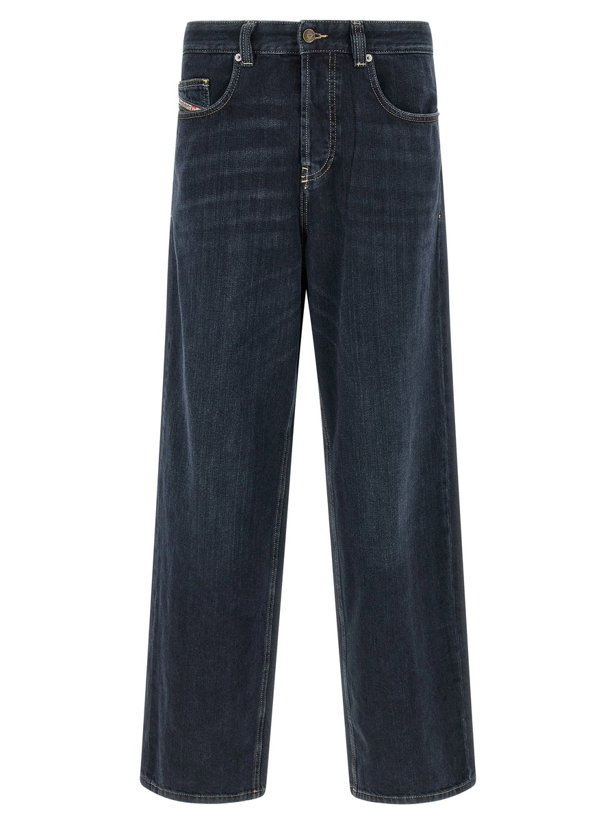 Diesel 2001 D Macro Jeans Relaxed Fit Blue 100 Percent Cotton